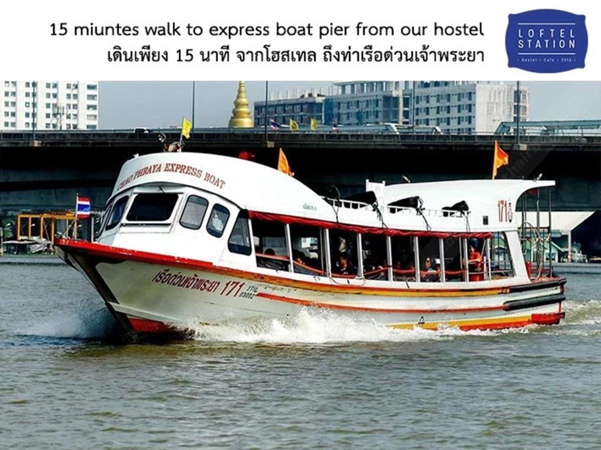 Loftel Station Hostel Bangkok Exterior foto